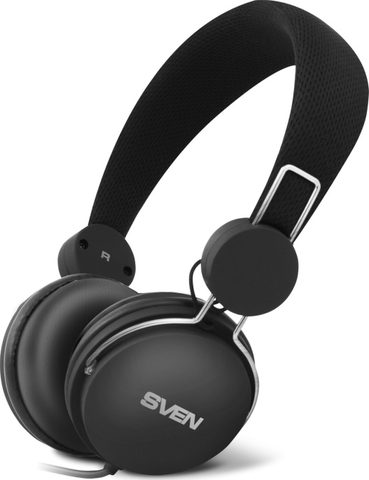 Наушники Sven AP-320M Black SV-015374 20 Гц ~ 20 кГц,32 Ом, 103 дБ ± 3 дБ, Микрофон на кабеле, 4 pin разъем для подключения мобильных устройств шнур 1.2м