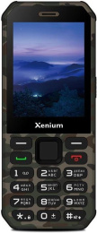 Мобильный телефон Xenium 300 X зеленый моноблок 2Sim 2.8" 240x320 Nucleus 0.3Mpix GSM900/1800 MP3 FM microSD max32Gb