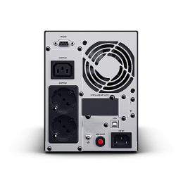 ИБП Сайбер Электро ЭКСПЕРТ-II-1000 1000VA/900W LCD/USB/RS-232/SNMPslot/RJ11/45/(2 EURO + 1 IEC С13) 12V/7.2Ah*2 ЭКСПЕРТ-II-1000 