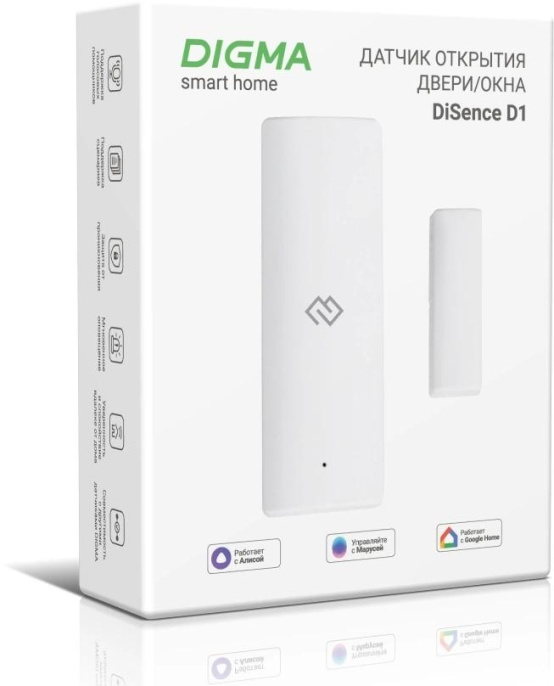 Датчик откр.двери/окна Digma DiSense D1 DSD1 белый