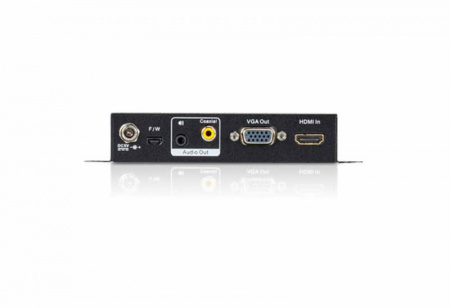 ATEN VC812-AT-G Конвертер, HDMI VGA+AUDIO, HDMI HD-DB15+MINI-JACK+RCA, Female, Б.П. 5V, 1920x1200 DDC2B;1080p;Analog + Digital stereo audio output