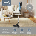 Ручной пылесос DOMFY DSC-VC305, 1000Вт, черный/бирюзовый