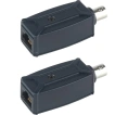 Удлинитель Ethernet SC&T IP01 пассивный комплект из 2-х приёмопередатчиков sct0486
