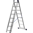 Трехсекционная лестница со стабилизатором СИБИН 3х8 ступеней 38833-08