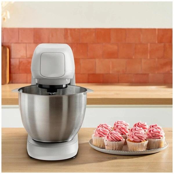 Кухонная машина Tefal Bake Partner QB520B38, серый / серебристый [7211419209]