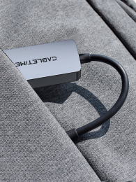 USB-Хаб CABLETIME CB56G (CT-AML2500-AG) – USB 3.0 A, 2.5G RJ45 Gigabit Ethernet для ноутбуков