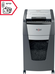 Уничтожитель бумаг Rexel Optimum AutoFeed 300M, с автоподачей, P-5, 2х15 мм, 300 лист. одновременно, 60л [2020300meu]