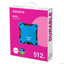 Накопитель SSD A-Data USB3.1 512GB SD620-512GCBL SD620 2.5" синий