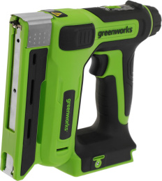 Степлер ручной Greenworks G24CS10 скобы 4/55/90/18GA 3400107