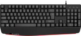 Клавиатура проводная DEFENDER Atom (Атом) HB-546 RU черный (USB, 104 клавиши) (45546)