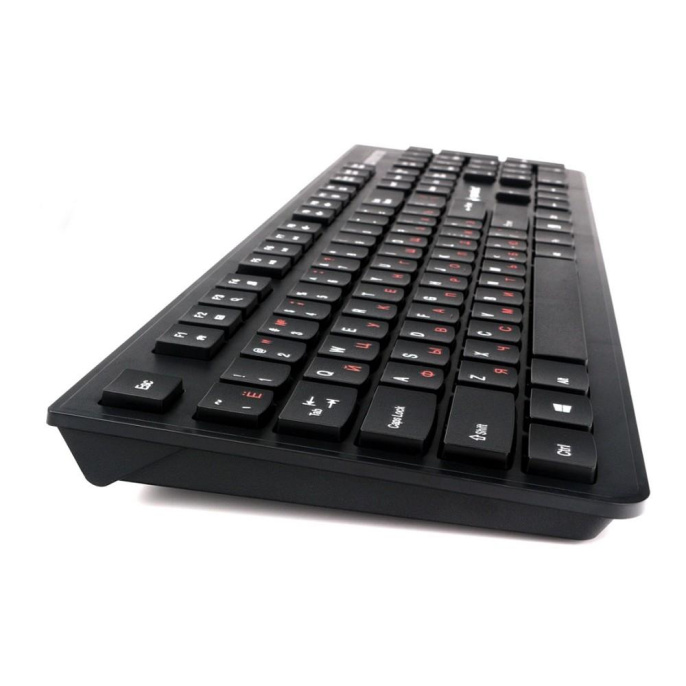 Комплект кл-ра+мышь пров. Gembird KBS-9050 черн.,104кл, 3кн., каб.1.5м KBS-9050 270906 {20}