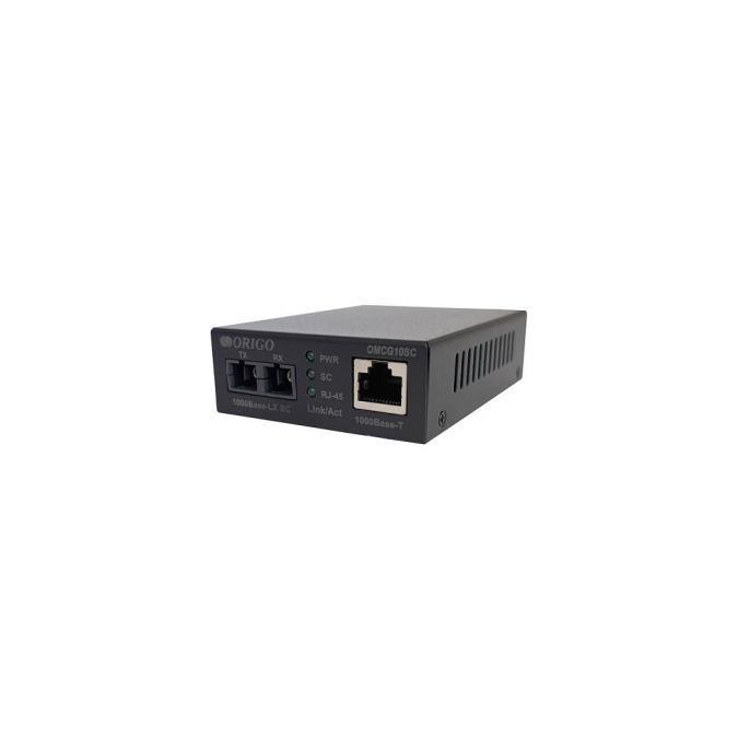 ORIGO OMCG10SC/A1A Медиаконвертер 1000Base-T / 1000Base-LX SC , 1310 нм, одномод, до 10 км