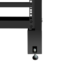 Стойка ExeGate EOR2-42U.1000.BLACK (открытая телекоммуникационная 19", 42U, двухрамная, усиленная, с роликовыми опорами, раздвижная, В2055хШ600х Г(550-790) мм, цвет черный RAL 9004) EX301164RUS