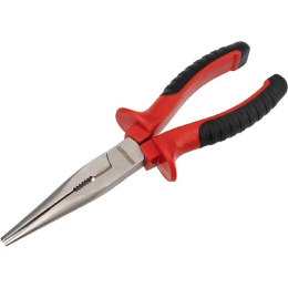 Rexant 12-4618 Тонкогубцы 200 мм никелированные, двухкомпонентные рукоятки