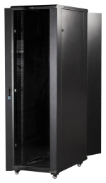 Шкаф коммутационный Lanmaster Business TWT-CBB-22U-6X10-P1 напольный 22U 600x1000мм пер.дв.перфор. задн.дв.перфор.2-хст. 2 бок.пан. 800кг черный IP20