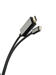 Кабель-адаптер USB 3.1 Type-Cm -- HDMI A m 3840x2160@30Hz, 1.8m VCOM CU423C CU423C-1.8M