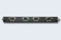 TNTV/TNT MMS-4I-VGA Карта интерфейсная, VGA+AUDIO, 4 внешних входных порта: HD-DB15, интегрированный конвертер видеоразрешений/scaler;для коммутаторов серии MMS-xxxxIPB