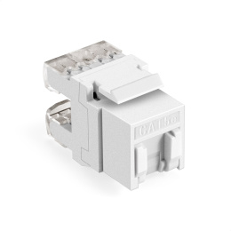 Модуль-вставка Keystone Jack RJ-45 ExeGate KJ-8P8C-U-C5e-180SH-Dual (Кат.5e, неэкранированная, 180 градусов, со шторками, IDC Krone/110) EX297339RUS