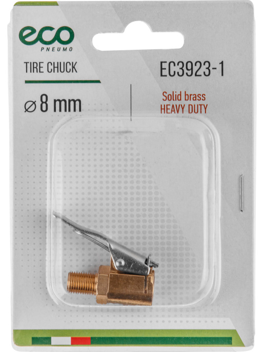 Наконечник для подкачки шин резьба 8 мм, латунь ECO EC3923-1