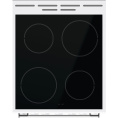 Электрическая плита Gorenje GEC5B41WG, стеклокерамика, без крышки, белый