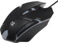 Мышь проводная Defender Cyber MB-560L, игровая, оптическая, USB, 1600dpi, черный [52560]