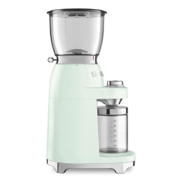 Кофемолка SMEG Стиль 50-х, Кофемолка с коническими жерновами, пастельный зеленый CGF01PGEU