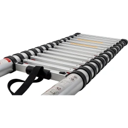 Лестница телескопическая алюминиевая, 4, 4м, 15 ступеней, Gigant LT-01 1x15