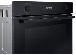 Духовой шкаф электрический Samsung NV7B41201AK/WT,  76л,  дверца с 2 стеклами,  черный