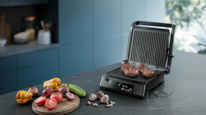 Электрогриль Philips HD6307/70 2200Вт черный