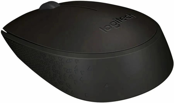 Мышь беспроводная Logitech B170 Black черная, оптическая, 1000dpi, 2.4 GHz/USB-ресивер
