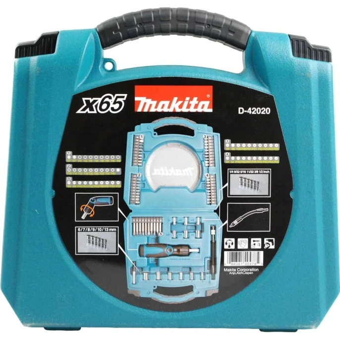 Набор насадок Makita Circle series 65 шт. D-42020