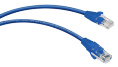 Cabeus PC-UTP-RJ45-Cat.5e-0.15m-BL-LSZH Патч-корд U/UTP, категория 5е, 2xRJ45/8p8c, неэкранированный, синий, LSZH, 0.15м