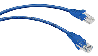 Cabeus PC-UTP-RJ45-Cat.5e-0.15m-BL-LSZH Патч-корд U/UTP, категория 5е, 2xRJ45/8p8c, неэкранированный, синий, LSZH, 0.15м