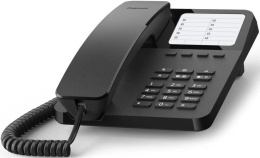 Телефон проводной Gigaset DESK400 черный (S30054-H6538-R101)
