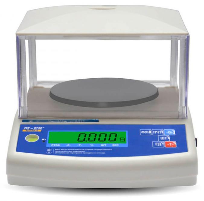 Весы лабораторные MERTECH M-ER 122ACFJR-150.005, белый [3001]