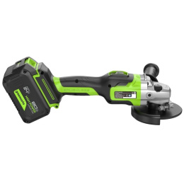 Greenworks GD24AG 24В Угловая шлифовальная машина акк, б/щет, 125 мм, 10500 об/мин,1х8Ач,ЗУ,кор [3200207CUH]