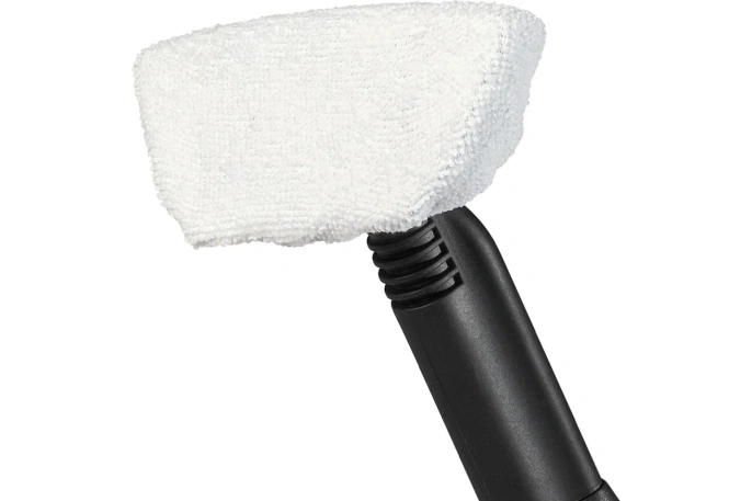 Пароочиститель Bort BDR-2300-R 93722609 напольный, 2100 Вт, объем бачка: 1.5 л, постоянная подача пара: 45 г/мин, время непрерывной работы: 35 мин, горизантальное/вертикальное отпаривание, время нагревания: 360 сек