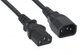 Cabeus PC-189-VDE-1.2M Кабель питания монитор-компьютер IEC 320 C13 - IEC 320 C14 (3x0.75). 1.2м