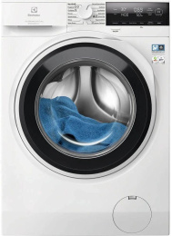 Стиральная машина Electrolux EW7F3484UE, с фронтальной загрузкой, 8кг, 1400об/мин, с паром, инверторная, с английской панелью управления