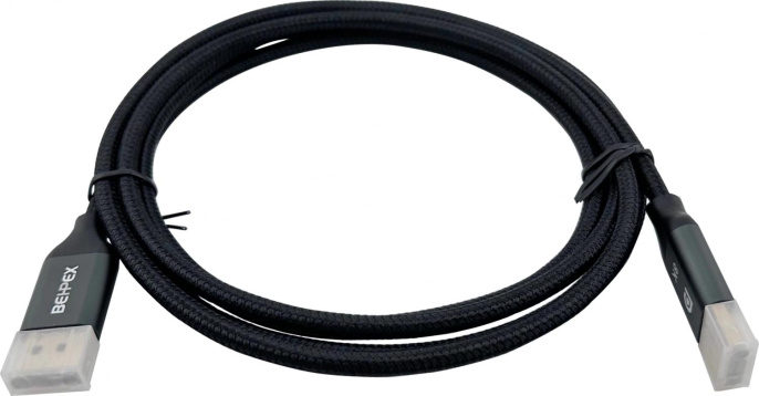 Кабель V1.4 ver1.4 DisplayPort m DisplayPort m 2м черный BEHPEX