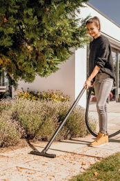 Строительный пылесос Karcher WD 3 V-17/4/20 1000Вт уборка: сухая/влажная желтый (1.628-130.0)