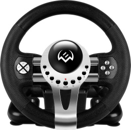 Руль SVEN GC-W700 педали, вибро, скоба, лепестки, АКПП, D-pad, 12 кл, резин. вставки, PC/Xinput SV-017996