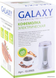 Кофемолка Galaxy Line GL0905 (7020609050) (250 Вт, контейнер для зерен на 65 г, длина кабеля: 1.2 м, материал корпуса: пластик)