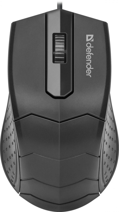 Мышь проводная Defender Hit MB-530, оптическая, USB, 1000dpi, черный [52530]