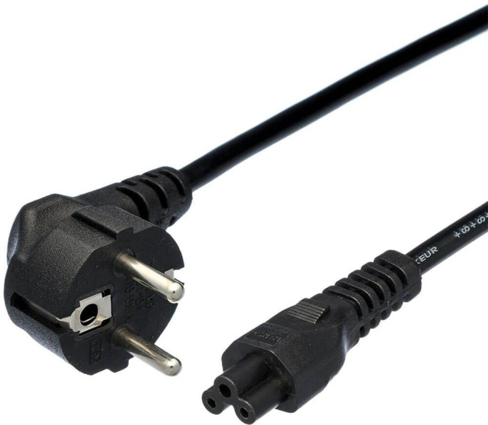 UNDEFINED Кабель AdAC IEC C5 IEC 320 C5 CEE 7/7 1.8м черный