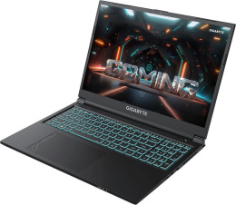 Ноутбук Gigabyte G6 Core i7 12650H 16Gb SSD512Gb NVIDIA GeForce RTX4060 8Gb 16" IPS FHD+ 1920x1200 FreeDOS black WiFi BT Cam KF-G3KZ853SD