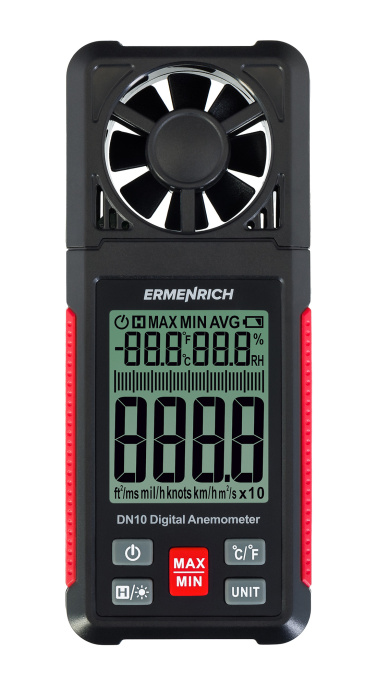 Цифровой анемометр Ermenrich Seek DN10