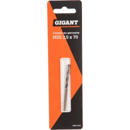Сверло по металлу HSS (3.5x70 мм) Gigant DBM 11018