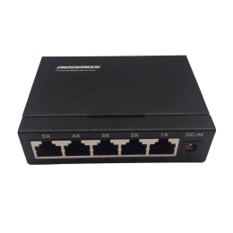 NEOMAX неуправляемый коммутатор NMS-105P-1000-S, 5 портов 1000 Mbps, металл