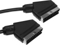 Кабель аудио-видео NingBo SCART (m)  (Г-образный) -  SCART (m)  (Г-образный),  1м, черный